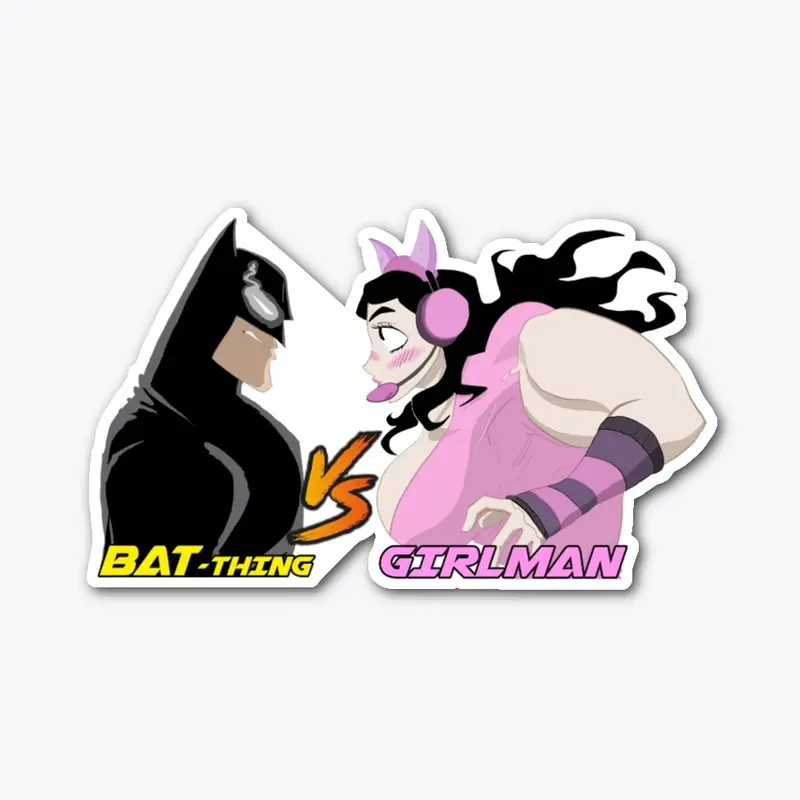 BAT-THING VS GIRLMAN